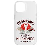 Wine Lover Gnomes - Drinking with My Gnomies - Funny GNOME Carcasa para iPhone 14