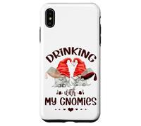 Wine Lover Gnomes - Drinking with My Gnomies - Funny GNOME Carcasa para iPhone XS MAX