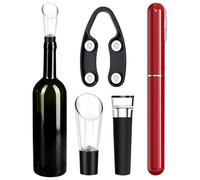 Wine Opener Manual | Portable Travel Cork Remover Tool - Air Pressure Pump Wine Bottle Opener - Travel Bar Bartender Kitchen Apartment Restaurant Home Wedding
