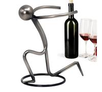 Wine Racks Countertop | Metal Desk Decor | Sparkling Wine Bottle Stand | For Bartenders Collectors Entertainers Homeowners Dinner Parties Kitchen Home Restaurant Office Apartment Hotels Display Use