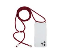 (Wine Red) Card Bag Wallet Leather Case For iPhone 15 Pro Max