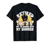 Wine Retirement Couple with Sayings Funny GNOME Lover Camiseta