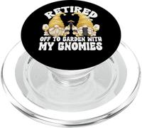 Wine Retirement Couple with Sayings Funny GNOME Lover PopSockets PopGrip para MagSafe