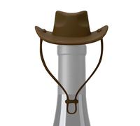 Wine Stoppers - Beverage Bottle Stopper | Bottle sealerr | Hat Shaped Wine Stoppers, Decorative Wine Stoppers, Silicone Champagne Bottle Cowboy Hat Funny Stopper, Champagne Stoppers For Wine Lovers