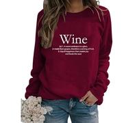 Wine Tasting Is My Favorite Sport Sweatshirt Womens Funny Drinking Long Sleeve Crewneck Graphic Pullover