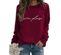 Wine Tasting Is My Favorite Sport Sweatshirt Womens Funny Wine Drinking Sweatshirt Long Sleeve Crewneck Graphic Pullover