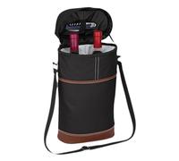 Wine Travel Bag, Leakproof Tote Carrier, Portable Wine Case Pouch, Travel Wines Bag for Parties Beach Hiking Camping Picnics Trips Women Men Outdoor Storage, Compact Design for Safe Bottle Transport