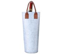 Wine Travel Bag, Single Wine Bag, Felt Wine Holder, Reusable Thermal Portable Champagne Bag, Insulated Wine Carrier, Single Bottle Holder, Wine Holder for Party Travel Picnic Dinner Wedding
