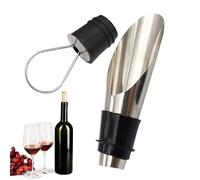 Wines Bottle Pourer Spout With Stopper - 2 piezas 2 en 1 Wines Pourer Travel-Friendly Wine Accessory Stop Pour Spout Disks, Steel Wiine Pourers, Reusable Wiine Stoppers for Wine, Beverage, Beer