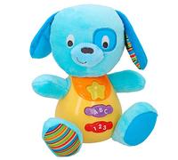 winfun 85175 Peluche para bebés que habla y luces de colores, Idioma Español, Perro