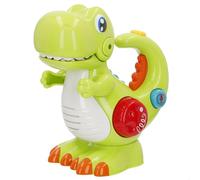 winfun- Dinosaurio Juguete eléctrico, Color Verde (47856)
