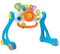 Winfun Drive And Play Baby Gym | 2 en 1 Push Walker y actividades de gimnasio | Desarrollar alcance, agarrar y aprender a caminar | Adecuado para niños y niñas de 3 meses en adelante
