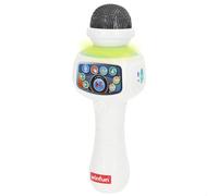 winfun Micrófono Karaoke Infantil, Conexión inalámbrica, Luces, 10 melodías, 3 ritmos Beatbox, 4 Efectos de Voz, Aplausos, Control Volumen, Juguetes para niños +24 Meses (39375)