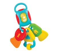 winfun Mordedor para bebé con luz y sonidos, Pilas incluidas, Llavero con sonidos, Juguetes para bebés, Regalo recién nacido, Juguete niño 3-24 meses, Desarrollo y estimulación sensorial (44716)