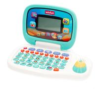 Winfun - Ordenador infantil, Portátil bilingüe con teclado de colores, Pantalla luminosa y ratón ergonómico, 30 actividades, 40 melodías y sonidos, Enseña números, letras y palabras en Español e
