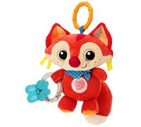winfun - Peluche con sonajero, Sonajero con Sonidos, Peluche Zorro, Sonajero Actividades Zorro, Juguete Primera Infancia, Voz en español, para bebés +3 Meses (46708)