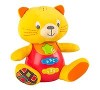 Winfun - Peluche Gatito para bebés que habla & luces de colores - Idioma: español (ColorBaby 85176)