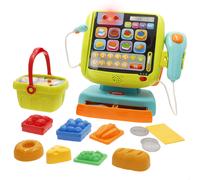 Winfun Set caja registradora 4 idiomas con luz y sonido