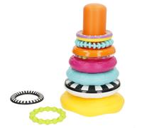 Winfun torre apilable bebé con base tambaleante y 8 anillos
