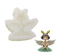 Wing Angel Princess Cake Mold Fondant Cake Food Grade Silicone Mould Baking Tools Sugar Chocolate Fondant Wing Angel Princess Silicone Molds