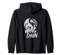 Wing Chun Entrenamiento Luchador Entrenamiento Artes Marciales Sudadera con Capucha