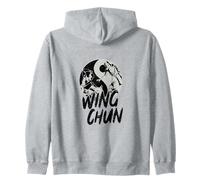 Wing Chun Entrenamiento Luchador Entrenamiento Artes Marciales Sudadera con Capucha