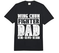 Wing Chun Fighter Dad The Idol Arte Marcial Wing Chun Fighter Comfort Colors Adult Heavyweight T-Shirt