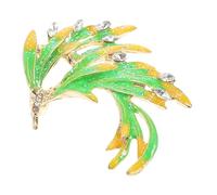 Wing Lapel Coat Unique PU Wallet Bunny Figurines Bulk Summer Brooches Animal Brooch for Women Zinc Alloy Yellow
