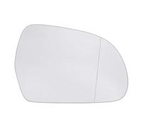 Wing Mirror Glass Para A3/S3 8P A4/S4 B8 A4 Para Allroad/Para Quattro A5/S5 A6/S6 C6 Espejo retrovisor lateral calefactado izquierdo/derecho Cristal de espejo(White (R))