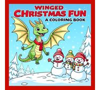 Winged Christmas Fun: A Coloring Book