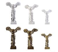 Winged For Victory Art Sculpture Inspiring Pieza decorativa para espacios personales (E5-181514)