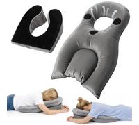 WingFly Almohada Facial para Dormir Boca Abajo, Almohada Boca Abajo con Orificio para Dormir Después de una Cirugía Ocular, Almohada de Masaje, Reposacabezas de Masaje para el Hogar