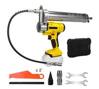 WingFly Engrasadora Batería Compatible con batería Dewal de 20V, 10000 PSI Pistola de Engrase, Kit de Pistola de Engrasar Eléctrica con Luz LED, Manguera Flexible de 39.4" y Acoplador