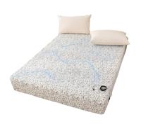 WingFly Esterilla de Tierra, Alfombrilla conductiva con 90% Algodón Orgánico + 10% Fibra de Plata Pura, Sábana de Tierra con Cable de Tierra UE, Mejora el Sueño Profundo (180x200cm)