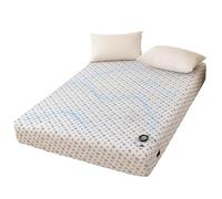 WingFly Esterilla de Tierra, Alfombrilla conductiva con 90% Algodón Orgánico + 10% Fibra de Plata Pura, Sábana de Tierra con Cable de Tierra UE, Mejora el Sueño Profundo (150x200cm)