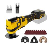 WingFly Herramienta multifunción para Dewalt 18 V, 20 V batería, multiherramienta oscilante, 6 velocidades ajustables (número de oscilación 10000 - 20000 min¹ sin batería ni cargador)