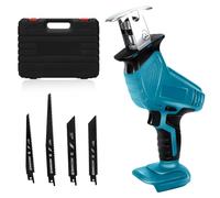 WingFly Sierra Sable Inalámbrica para Makita 18V Batería, Sierra Alternativa Profesional con 4 Hojas de Sierra, 2700 rpm, Sierra Recíproca Eléctrica con Velocidad Variable