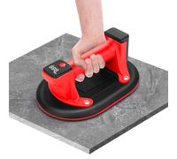 WingFly Ventosa Eléctrica 24 cm con Batería, 2 motores, LCD, Elevador vacío para Azulejos, mármol, vidrio, Ventanas Ventosa potente profesional para colocación de baldosas