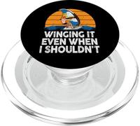 Winging It Wing Foil Wingsurfing Foil PopSockets PopGrip para MagSafe