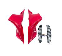 Winglet Aerodinámico para CBR650R 2019 2020 2021 2022 2023 Luz Delantera Motocicleta Capó Lateral Winglet Aleta Viento Alerón Cubierta Embellecedora(Rojo)