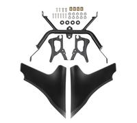 Winglet aerodinámico para Road para Glide 117 para CVO121 Marco de Motocicleta con Soporte de Montaje Cubierta Protectora de alerón Lateral (2023-2025)(Matte Black)