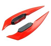 Winglet De Motocicleta para Forza MT 07 Alerones Laterales Motocicleta Pegatinas Deflectores Viento(Red)