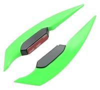 Winglet De Motocicleta para Forza MT 07 Alerones Laterales Motocicleta Pegatinas Deflectores Viento(Green)