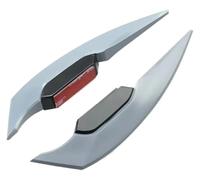 Winglet De Motocicleta para Forza MT 07 Alerones Laterales Motocicleta Pegatinas Deflectores Viento(Gray)