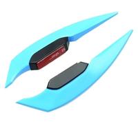Winglet De Motocicleta para Forza MT 07 Alerones Laterales Motocicleta Pegatinas Deflectores Viento(Light Blue)