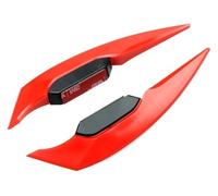 Winglet De Motocicleta para Forza MT 07 Alerones Laterales Motocicleta Pegatinas para Alerones Deflectores Aire(Red)