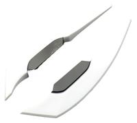 Winglet De Motocicleta para Forza MT 07 Alerones Laterales Motocicleta Pegatinas para Alerones Deflectores Aire(White)