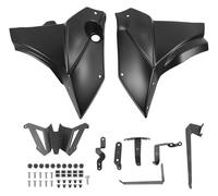 Winglet De Motocicleta para MT-07 FZ-07 2021-2024 Protector Chasis Motocicleta Alerón Motor Carenado Inferior(Black)