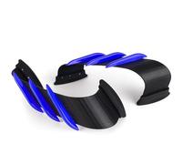 Winglets Aerodinámicos Carenado Delantero para Suzuki para Gsx-R600/750/1000/125 para Gsx-250r para Gsxs1000f Spoilers Laterales Kit Alas Dinámicas Decorativas Motocicleta Alerones Decoración(Azul)