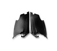 Winglets Alerón Aerodinámico Carenado Conducto Aire Delantero con Acabado Fibra Carbono ABS Hidroinmergido para Motocicleta para CBR650R 2019 2020 2021 2022 2023(Unpainted-1 Set)